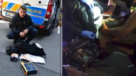 Policista Pavel Pavlovič byl jedním ze zasahujících strážců zákona při honičce s motorkářem, který se těžce zranil.
