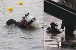 Potápěči pražské policie musejí počítat s tím, že pod vodou mohou narazit na cokoliv.