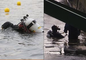 Potápěči pražské policie musejí počítat s tím, že pod vodou mohou narazit na cokoliv.