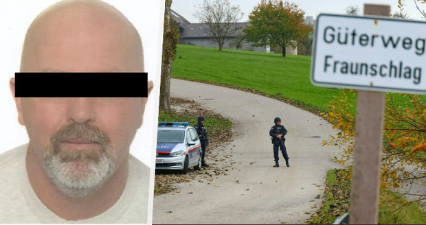 Muže, který v Rakousku u hranic s ČR asi zabil dva lidi, našla policie mrtvého.