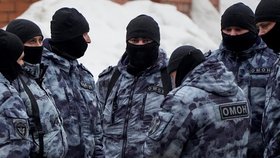 Policie střeží okolí kostela, kde se bude konat Navalného pohřeb. 1. 3. 2024