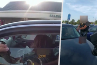 Policie zveřejnila video ze zastřelení těhotné ženy: S autem se rozjela proti strážci zákona