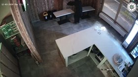 Policie zveřejnila videozáznam žhářského útoku na pizzerii v Příbrami.