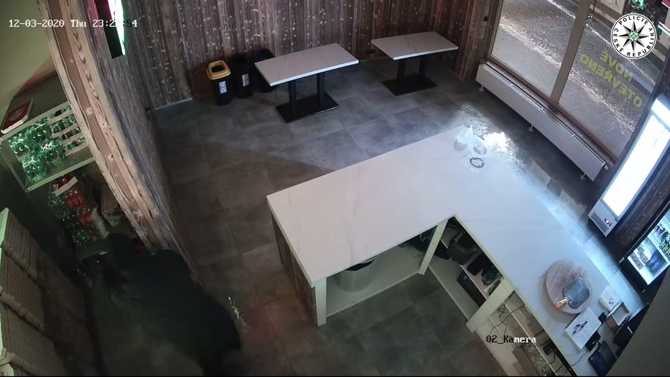 Policie zveřejnila videozáznam žhářského útoku na pizzerii v Příbrami.