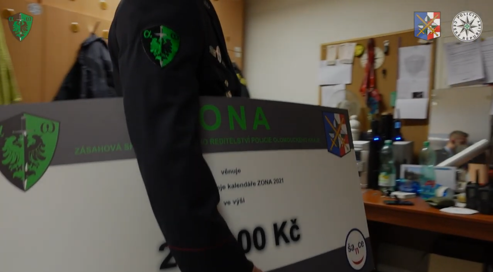 Policisté jednotky ZONA policie Olomouckého kraje.
