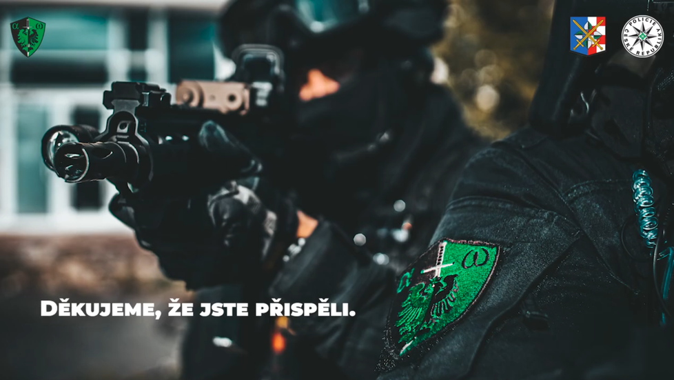 Policisté jednotky ZONA policie Olomouckého kraje.
