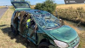 Zuzanino auto po tragické nehodě