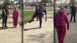 Dojemné video: Policista naučil dívku bez domova skákat na panákovi