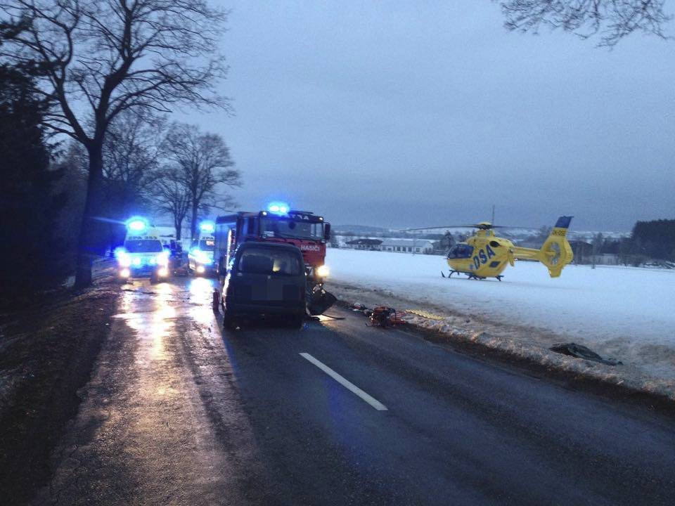 Tragická nehoda u Poličky: V havarovaném autě zemřela spolujezdkyně