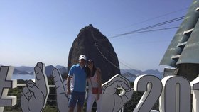 Politici v Riu: Andrej Kiska vzal dceru Natálii na vyhlídku.