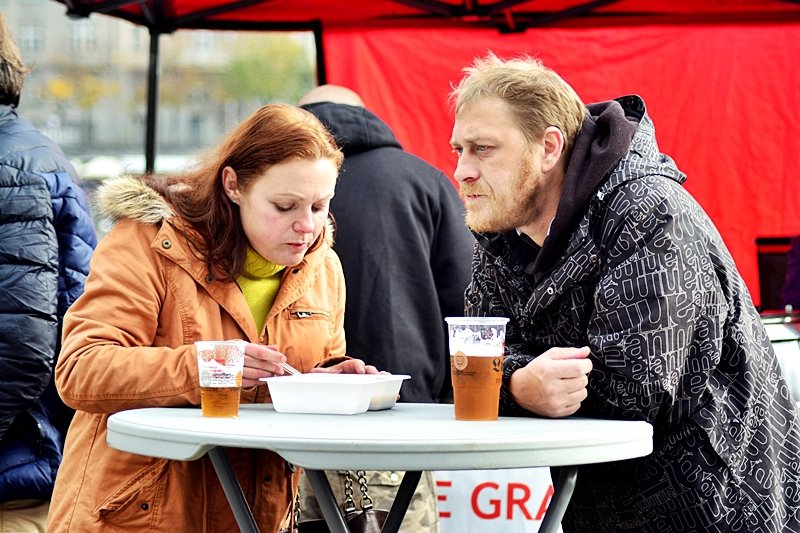 Festival nabídl na 50 druhů polévek. Na své si přišli milovníci masových vývarů i čistě zeleninových polévek