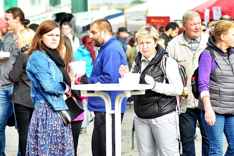 Festival nabídl na 50 druhů polévek. Na své si přišli milovníci masových vývarů i čistě zeleninových polévek