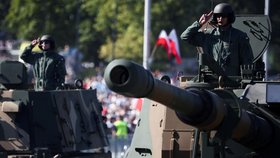 Vojenská přehlídka u příležitosti Dne polské armády. (15.8.2023)