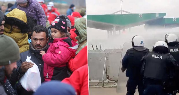 Migranci atakują granicę: Polska użyła gazu łzawiącego i armatek wodnych, napięcia rosną