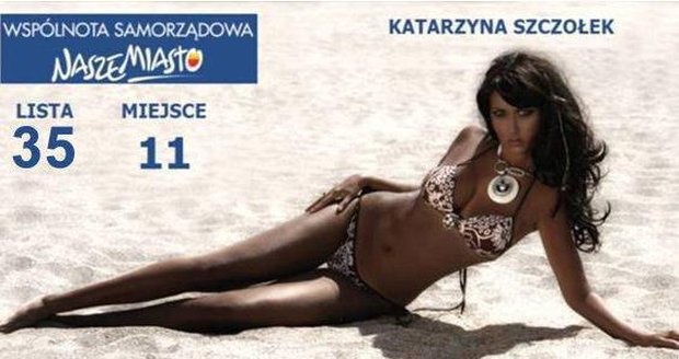 O krásné kandidátce informují téměř všechna média v Polsku