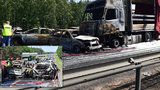 Na dálnici vypuklo po hromadné havárii ohnivé peklo: Vyžádalo si 6 mrtvých a 11 zraněných!