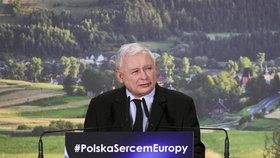 Předseda polské strany Právo a spravedlnost Jarosław Kaczyński