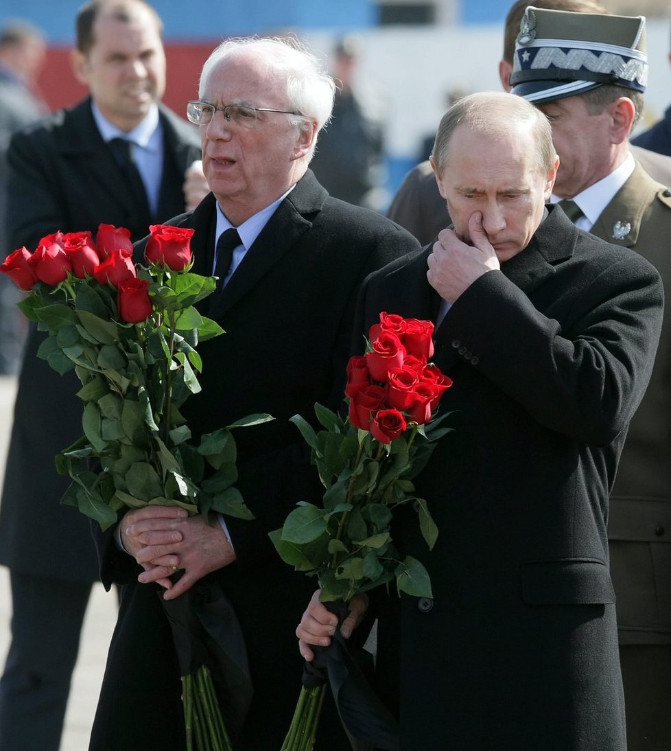 Ruský premiér Vladimir Putin a polský velvyslanec v Rusku Jerzy Bahr