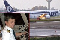 Čech o přistání letadla bez podvozku: Letušky zmateně pobíhaly a řvaly