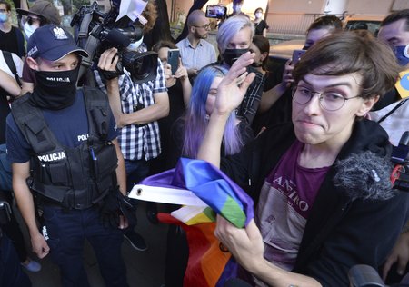 Zadržená aktivistka Malgorzata Szutowiczová.