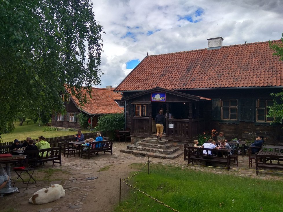 Vyhlášená hospůdka ve skanzenu