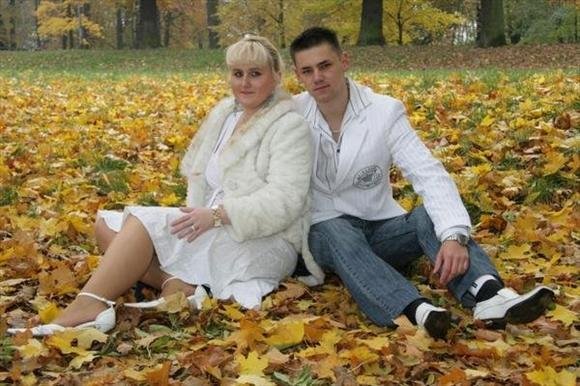 Monika se svým mužem Martinem loni na podzim