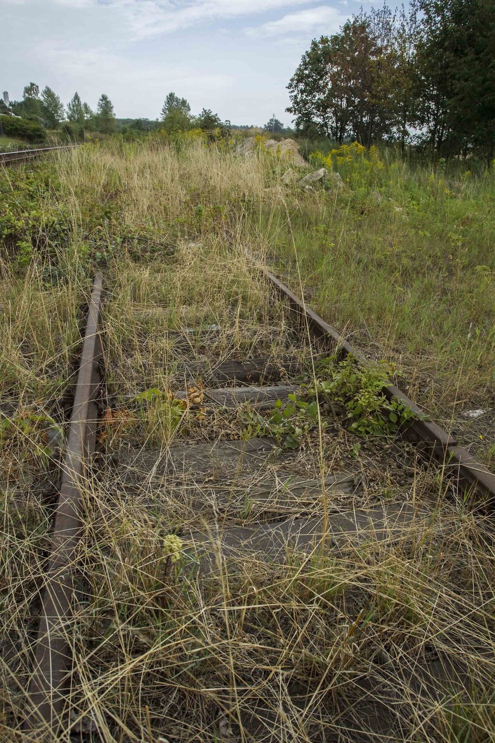 Zaniklá trať mezi Varšavou a Walbrzychem.