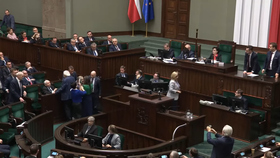 Hádky v polském Sejmu kvůli usnesení k označení Ruska za teroristický stát: Došlo i na potyčku