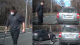 Trapas silničního agresora: Chtěl zastrašit řidiče teleskopickým obuškem, sklidil ale jen posměch