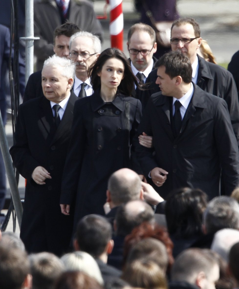 Pohřeb polského prezidenta a jeho manželky Marie