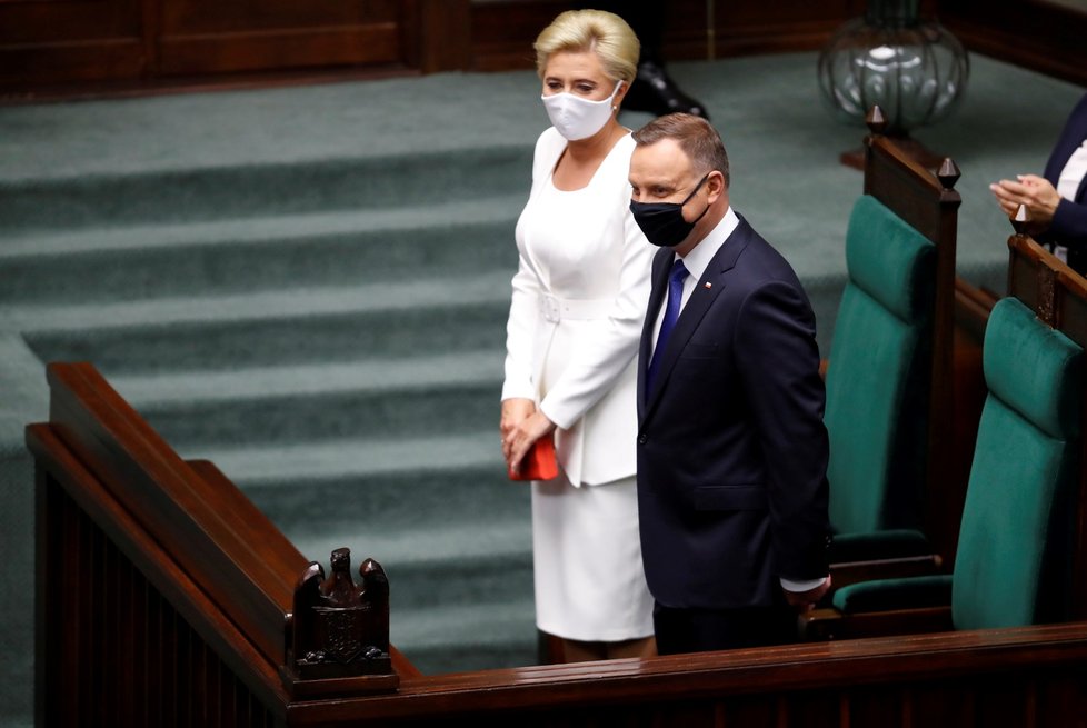 Andrzej Duda složil prezidentský slib. (6.8.2020)