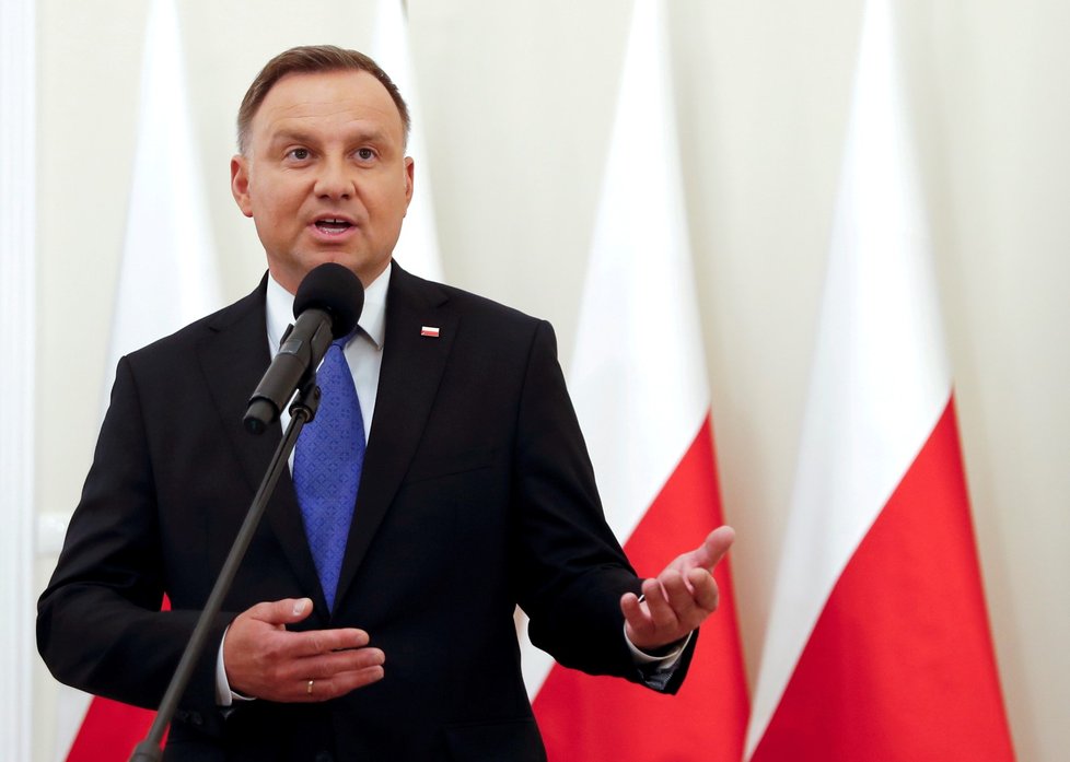 Polský prezident Andrzej Duda Polský prezident Andrzej Duda