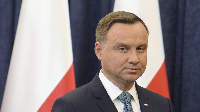 Polský prezident Andrzej Duda.