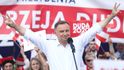 Prezidentské volby v Polsku: Prezident Adrzej Duda obhajuje svůj post.