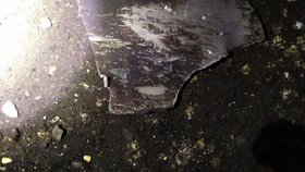 Kusy kovu údajně nalezené na místě exploze v Polsku (15.11.2022)