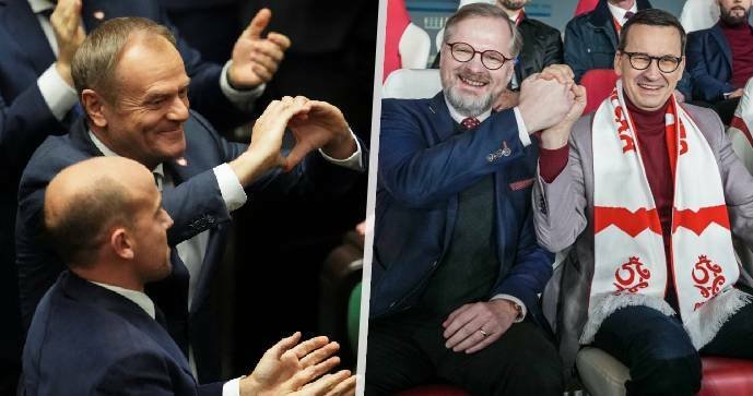 Zvrat v Polsku: Donald Tusk se raduje, novou vládu sestaví on! Morawiecki pohořel a důvěru nezískal