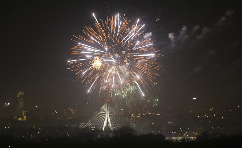 Vítání nového roku 2016 v Polsku: Oslavy ve Varšavě