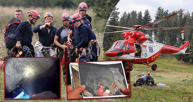 Záchranáři vynesli těla mrtvých speleologů: Museli si k nim razit cestu výbuchy!