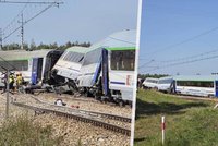 Hrůza na přejezdu v Polsku: Rychlík smetl kamion, jeden mrtvý