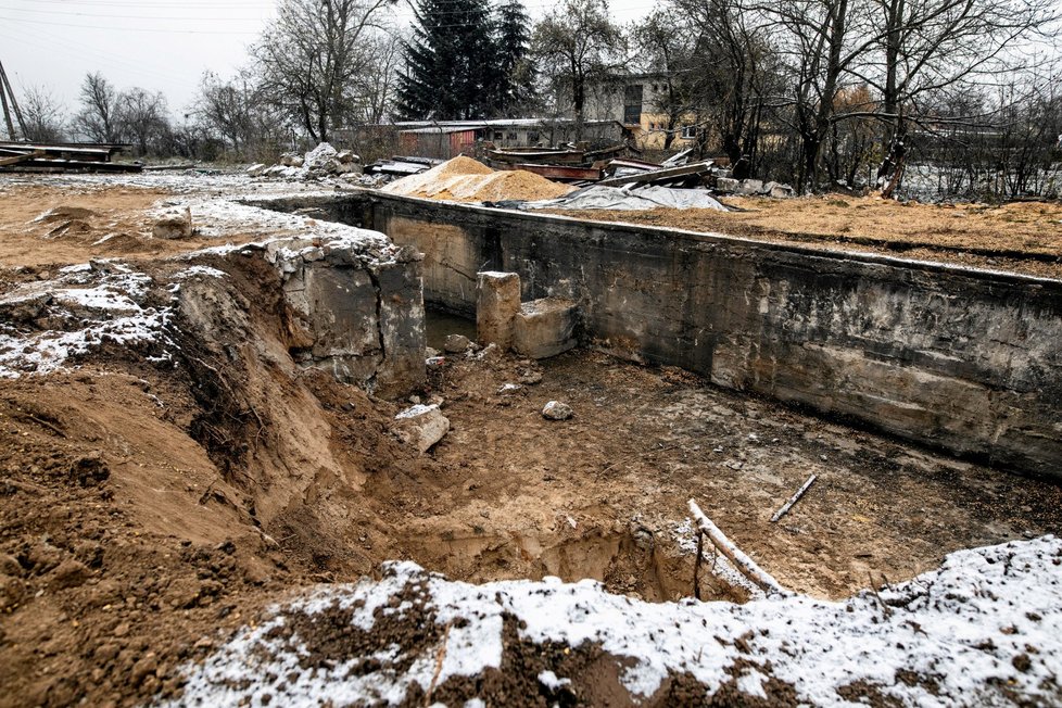 Místo v Polsku, kam omylem dopadla ukrajinská střela (21. 11. 2022)