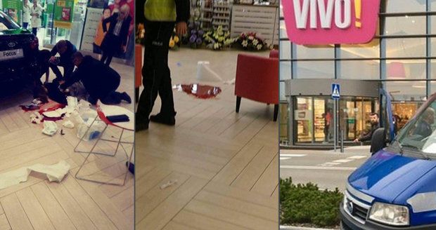 Polák v amoku bodal do zad lidi v obchodním centru: Jedna mrtvá, devět zraněných