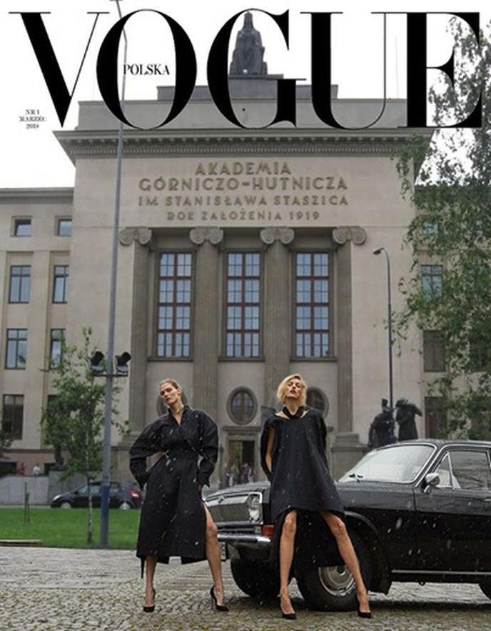 První číslo polské verze časopisu Vogue se stalo terčem mnoha vtipů.