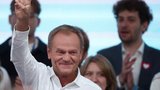 Volby v Polsku: Vládní PiS vyhrála, vládu ale zřejmě nesestaví. Expremiér Tusk bouřlivě slaví