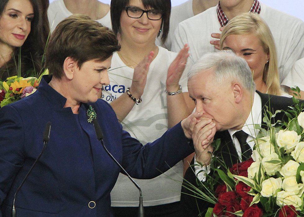 Strana vděčí za vítězství do jisté míry lídrovi kandidátky Beatě Szydlové.