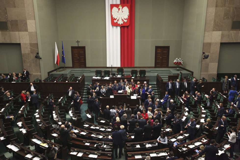 Protest proti návrhu polské vlády