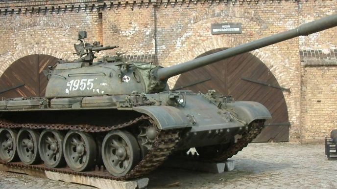 ilustrační foto,  polský tank T-55