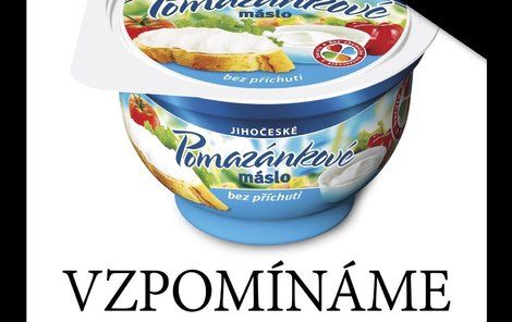 Pomazánkové máslo, které zpříjemnilo život několika generacím Čechů,  se vydalo na svou poslední cestu...