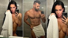 Sexy Andrea Pomeje: Boj o nahotu! Nakonec se svlékl i její přítel