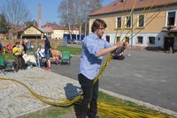 Velikonoční rekord: Pomlázka má 101 metrů. „Padly všechny vrby,“ říká autor