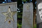 Unikátní památník stojí v Bučávce na Osoblažsku. Nad iniciálami prezidenta Masaryka je vyryt symbol komunismu – srp, kladivo a pěticípá hvězda.
